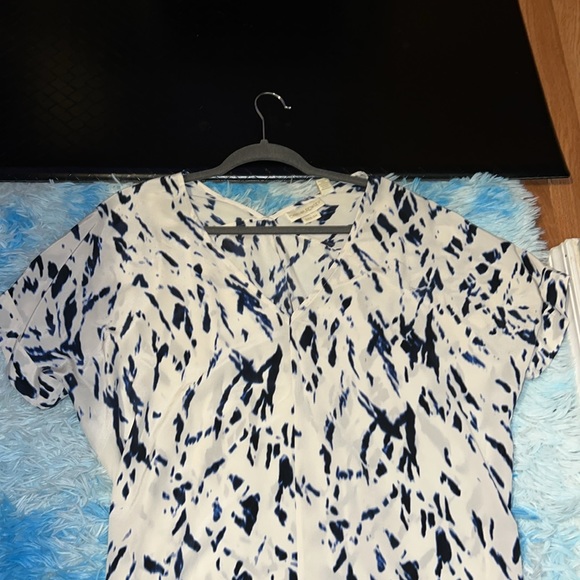 Cynthia rowley 100 % silk medium blouse - Picture 3 of 9